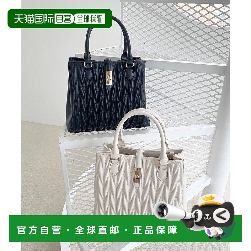 1h可退 日本直邮MAJESTIC LEGON 女装 加大容量 2WAY方正手提斜跨