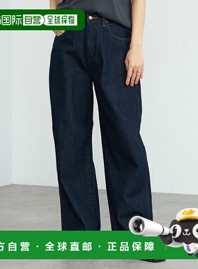 1h可退 日本直邮Wrangler女士牛仔巴雷尔裤蓝色 WL30020003牛仔裤