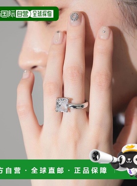 日本直邮MARIA BLACK 女士 Omotesando Cider 系列 八角形锆石 银