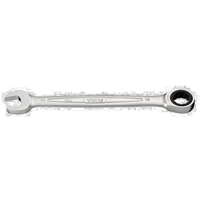 【日本直邮】TONE前田15mm十二角套筒+平行开口直柄双头扳手199mm