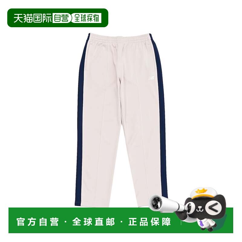 日本直邮New Balance 男士运动服针织运动裤休闲裤灰色直筒卫裤