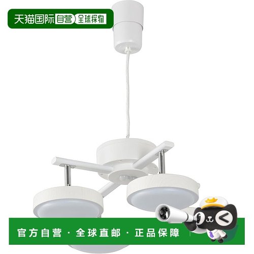 【日本直邮】欧姆电机 木纹4灯吊灯 LED调光调色 遥控 LT-YLP4RC-