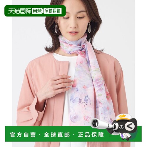 日本直邮TRANS WORK 女士 春款印花短披肩 U1704718__