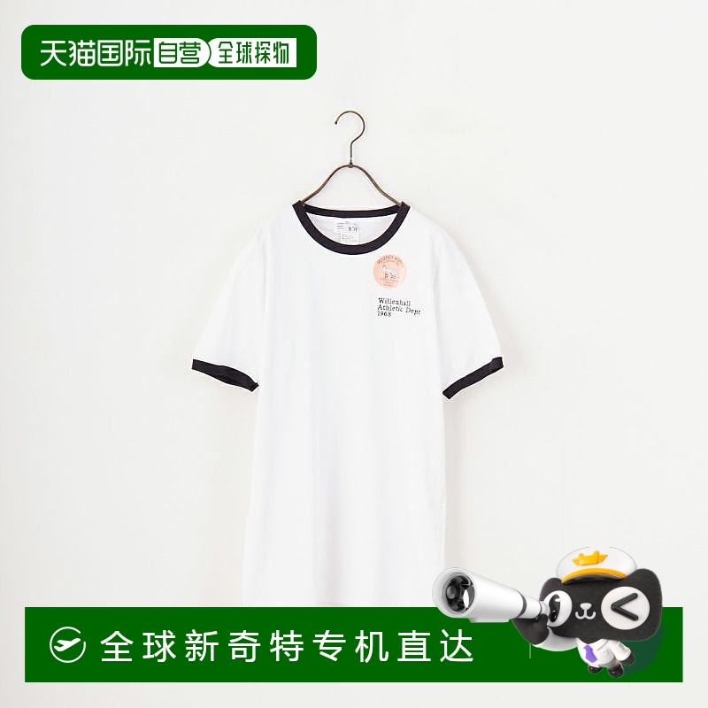 1h可退 日本直邮REGENCY WORKS 女士字母刺绣圆领T恤 SS34EM-03