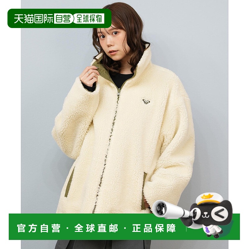 1h可退 日本直邮ROXY 女装 双面穿尼龙防风夹克 半拉链立领设计 R