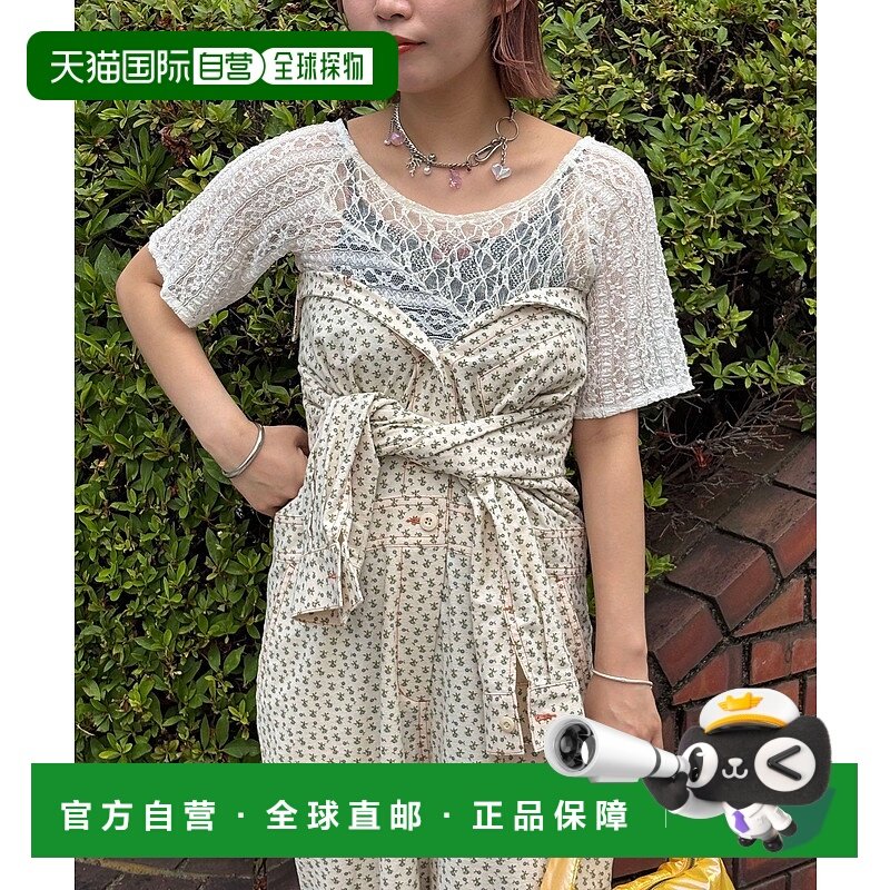 1h可退 日本直邮HELLO.SANFRANCISCO 女装 花纹宽松连衣工装裤 CP