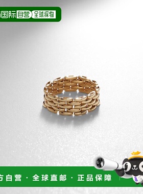 日潮跑腿COCOSHNIK 18K金皮带链条5排指环12戒指