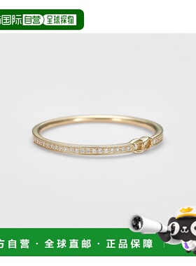 日本直邮日潮 agete 阿卡朵K10 钻石戒指 0.04克拉