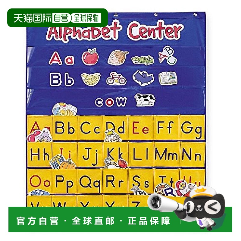 【日本直邮】LearningResources学源 壁挂袖珍英文字母口袋图LER2