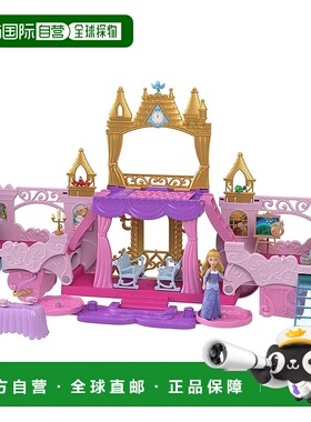 【日本直邮】Mattel美泰人偶 迪士尼公主粉色城堡欧罗拉公主HWX17