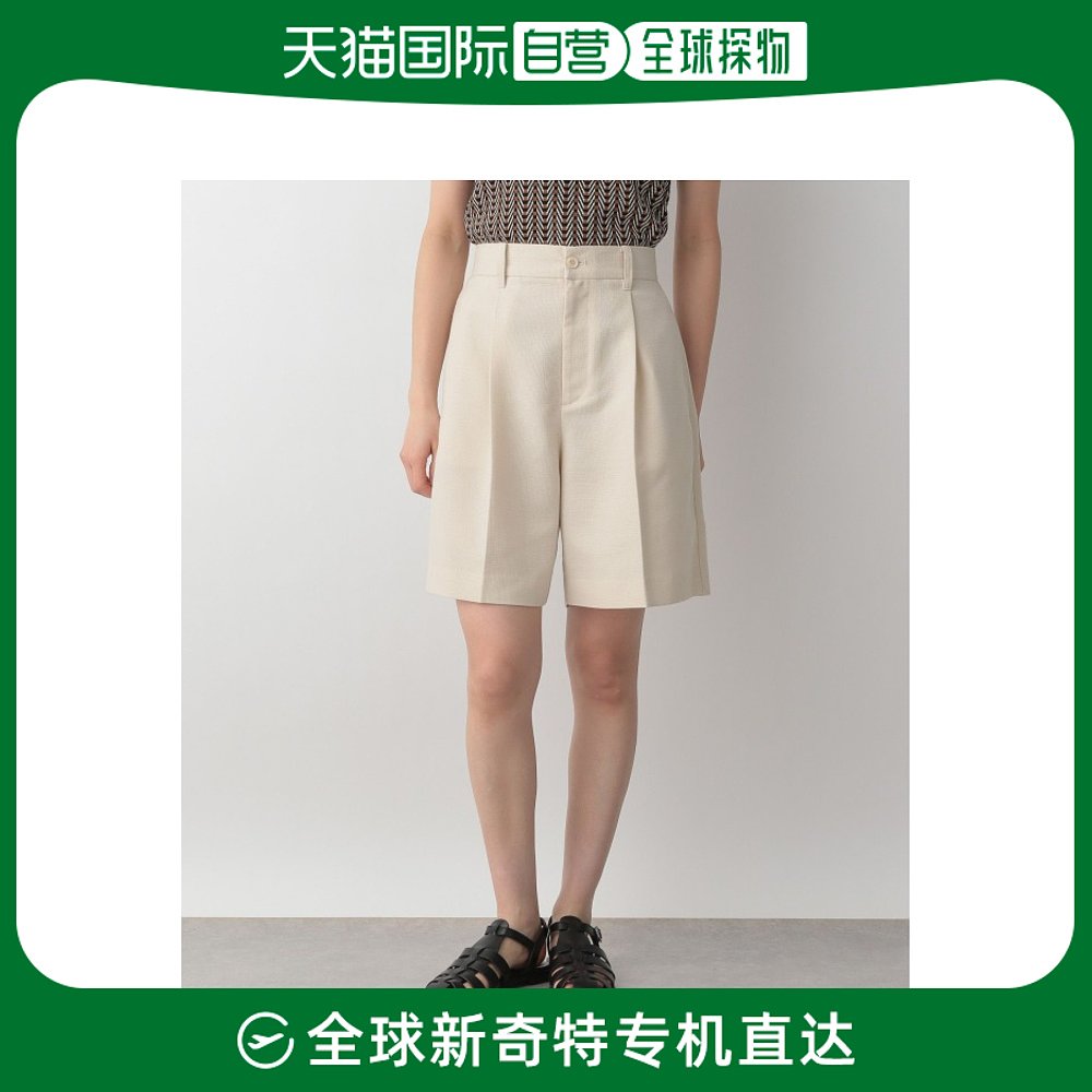 日本直邮LOWRYS FARM 女士高腰短裤 191854 春夏适穿 光泽细腻 吸