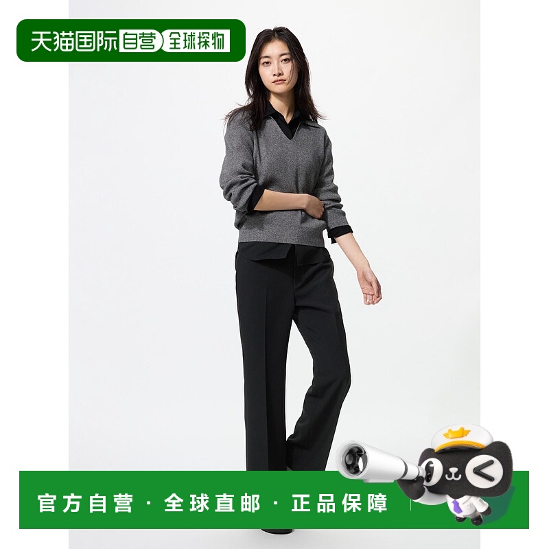 日本直邮Uniqlo 无 智能阔腿长裤 长款[无] 480823优衣库阔腿裤