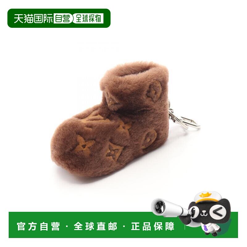 日本直邮中古LV路易威登女A级95新key ring钥匙圈不锈钢钥匙扣棕
