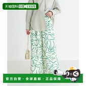1h可退 URA424C 女士绘画艺术印花休闲裤 日本直邮URBAN RESEARCH