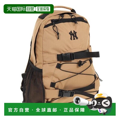 日本直邮MLB 背包 BEIGE E.CM YK-MBBK121 BE 男女通用款 米色