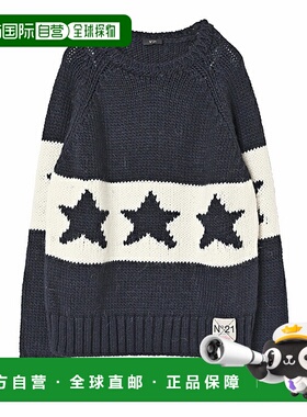 日本直邮N°21 儿童圆领毛衣带星星标志N21955 N0392 0N821