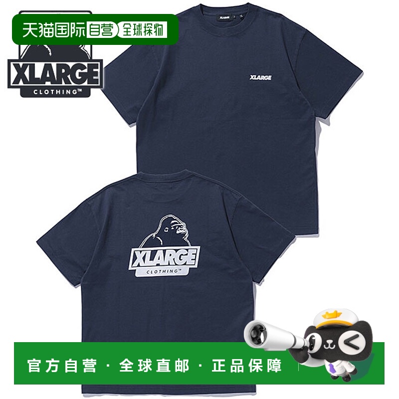 日本直邮XLARGE Slanted OG 短袖 T 恤 [101253011001 FW25] SLAN
