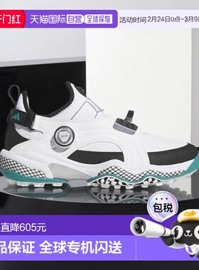 日本直邮adidas 高尔夫鞋 代码混沌 中帮 BOA 拨盘式 JP5187 白/