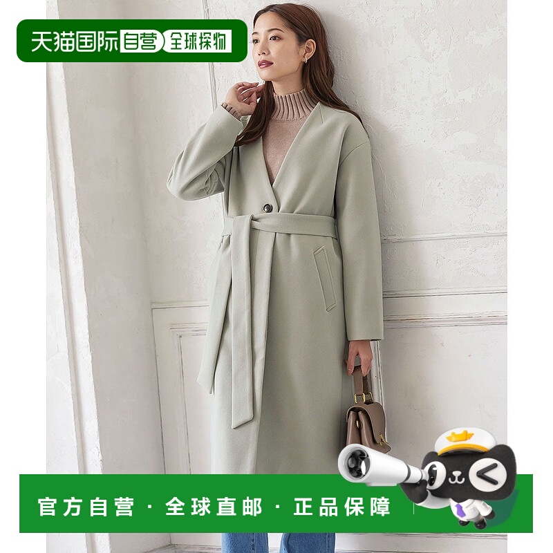 日本直邮KOBE LETTUCE 带丝带长款外套 [K1053]