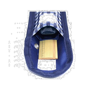 【日本直邮】Colorful Candy Style录音笔和尺子盒 格子蓝N420700