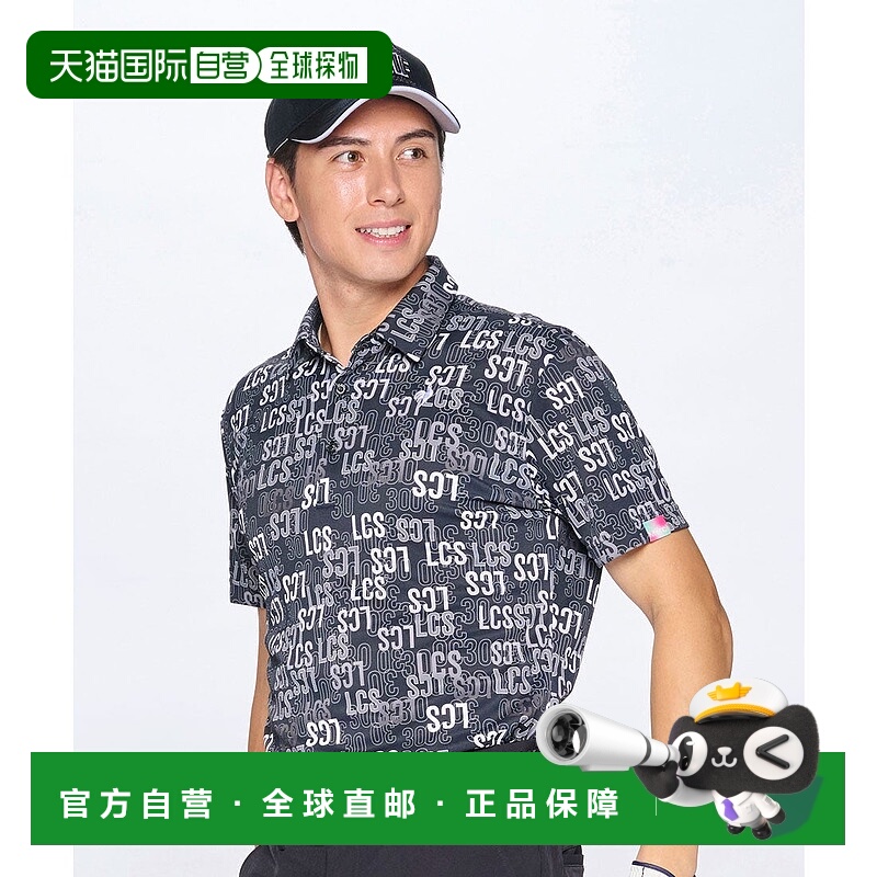 日本直邮 30th 全幅图案半袖衬衫速干运动高尔夫