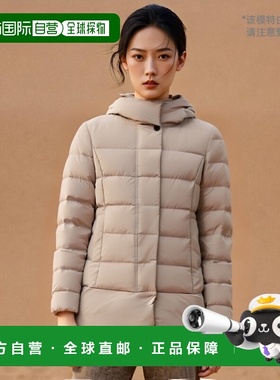 日本直邮Woolrich 羽绒服外套 Puffy Prescott 大衣米色女士 WOOL