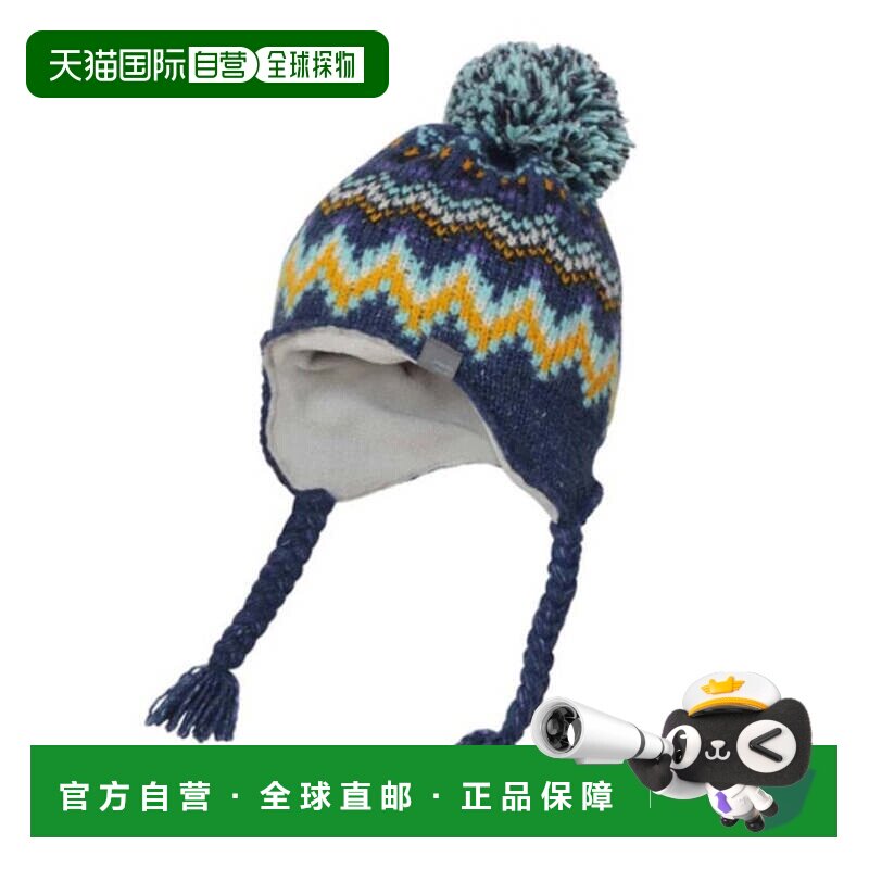 日本直邮PHENIX 儿童滑雪滑雪板混边耳罩针织帽 ESG23HW91 [无]
