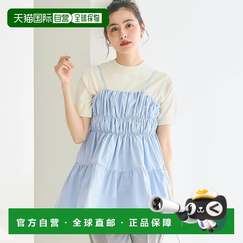 日本直邮coca 巴黎褶边收褶紧身短上衣 CO4289EW013405 上衣