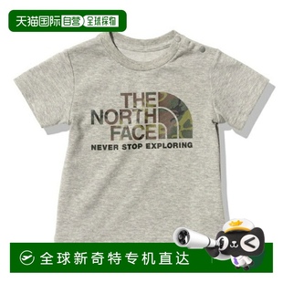 Face 儿童半袖 迷彩 日本直邮日本直邮 T恤 North logo NTB323 The