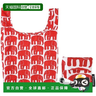 【日本直邮】丸真 Finlayson 红色 Elephantie 环保再生聚酯纤维