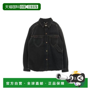 日本直邮中古LV路易威登男A级95新Denim Jacket牛仔外套棉外套黑