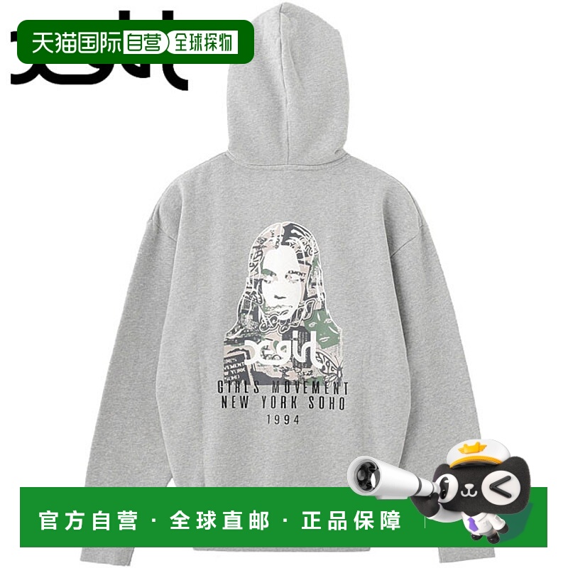 日本直邮X-girl 学院迷彩图案拉链连帽衫 [105254012031 FW25SPOT