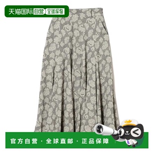 侧拉链设计 1h可退 花朵提花长裙 女士 612 日本直邮FUMIE=TANAKA