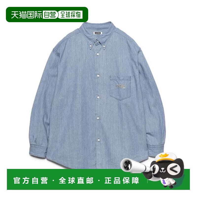 日本直邮nanamica 宽松版牛仔衬衫 男士衬衫 棉 【付后1h可退】图片
