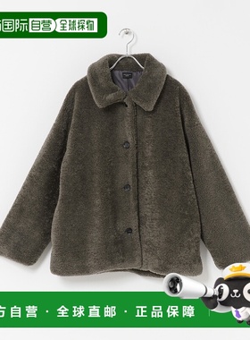 1h可退 日本直邮URBAN RESEARCH DOORS 女装 宽松茧型外套 双立领