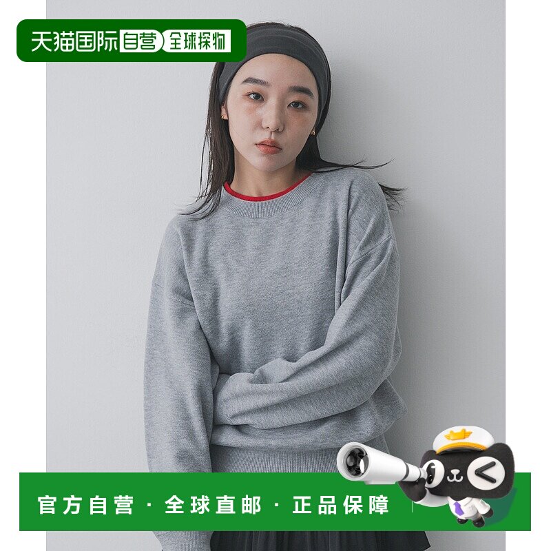 1h可退 日本直邮SENSE OF PLACE 女装 可机洗 双色叠层设计针织毛