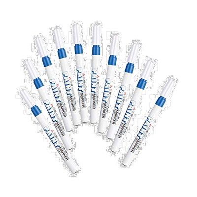 【日本直邮】Mitsubishi Pencil三菱铅笔 马克笔 细 蓝 10支装