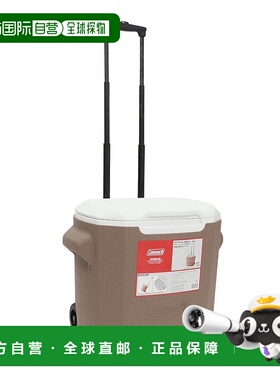 日本直邮Coleman 26L 带轮冷却箱 28QT 灰色[2205749] 冷却箱