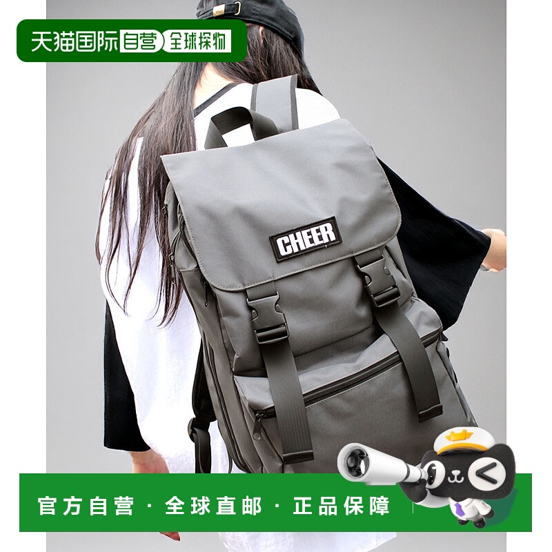 1h可退 日本直邮CHEER 女士侧边线帆布方形背包 CB828401