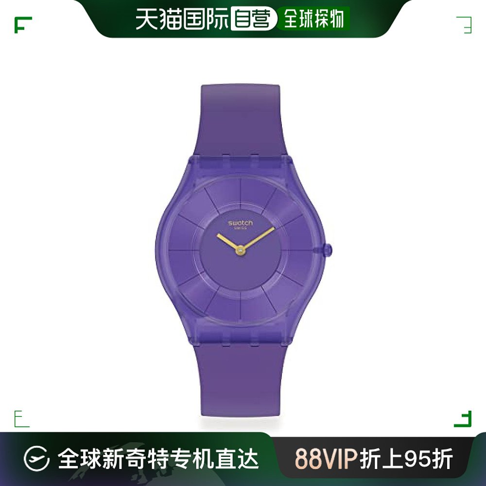 【日本直邮】Swatch斯沃琪女士表PURPLE TIME SKIN Classic紫SS08