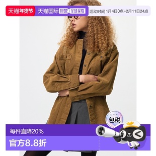 日本直邮Uniqlo 无 牛仔布长袖衬衫夹克 480318优衣库外套