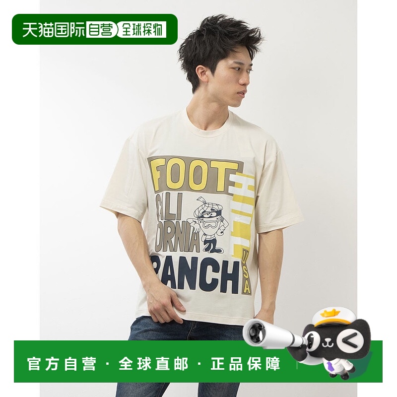 日本直邮 EN 半袖复古T恤 FOOTHILL 1.0 FOA406343 男士T恤速干