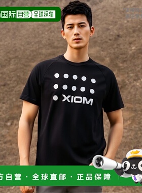 日本直邮XIOM ELP T恤 黑色乒乓球T恤 80701 短袖