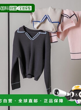 1h可退 日本直邮N. Natural Beauty Basic 女装 宽松短款V领针织