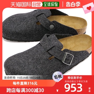 160371160373 FW22男女木屐凉鞋 波士顿 日本直邮BIRKENSTOCK 煤