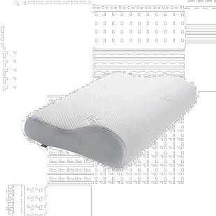 【日本直邮】TEMPUR泰普尔枕芯乳胶枕头B型枕L号白色床上用品