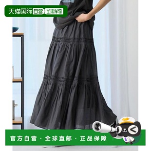 1h可退 日本直邮coen MARKET(市场)褶皱 褶边 裙子新款衬裙