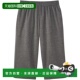 日本直邮 Cervin 女士家居七分裤 杢灰运动休闲裤 阔腿裤