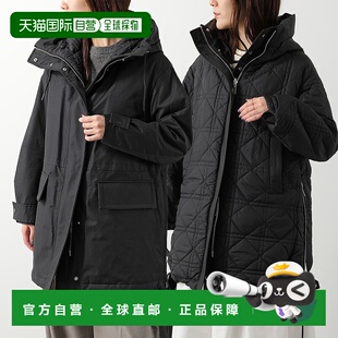 日本直邮DUNO KAYA BRERA IVREA 女士双面防水连帽棉服外套尺码 9