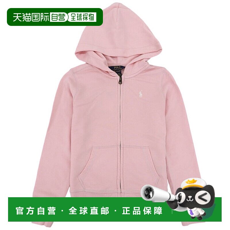 日本直邮Ralph Lauren 儿童连帽衫M 码（8-10）粉色CORE REPLEN31